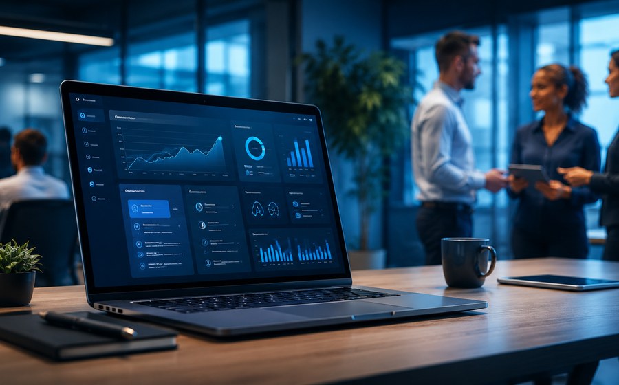 Custom software dashboard and business benefits