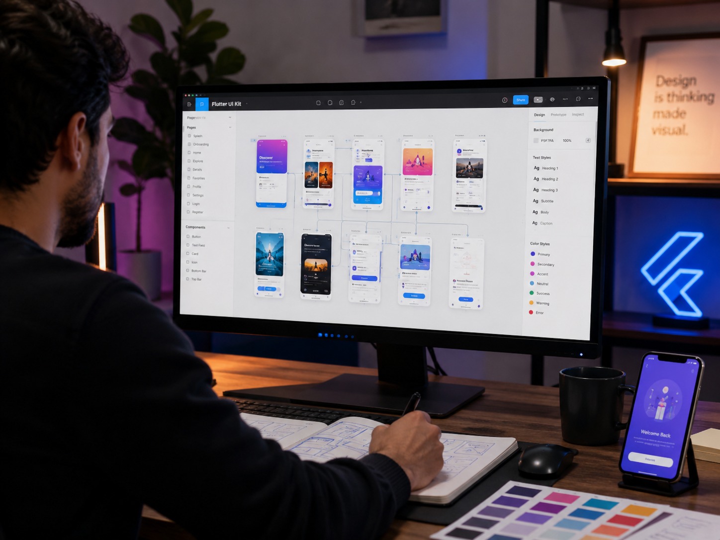 Flutter App Development workflow