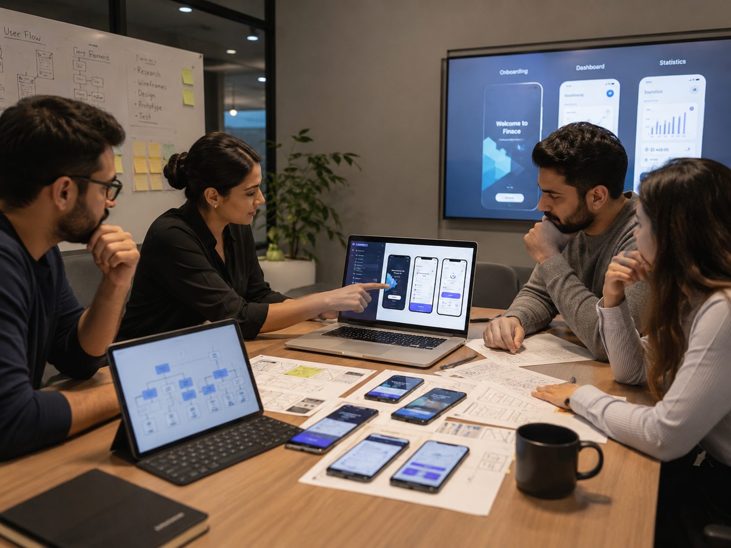 Hire Mobile App Developers planning