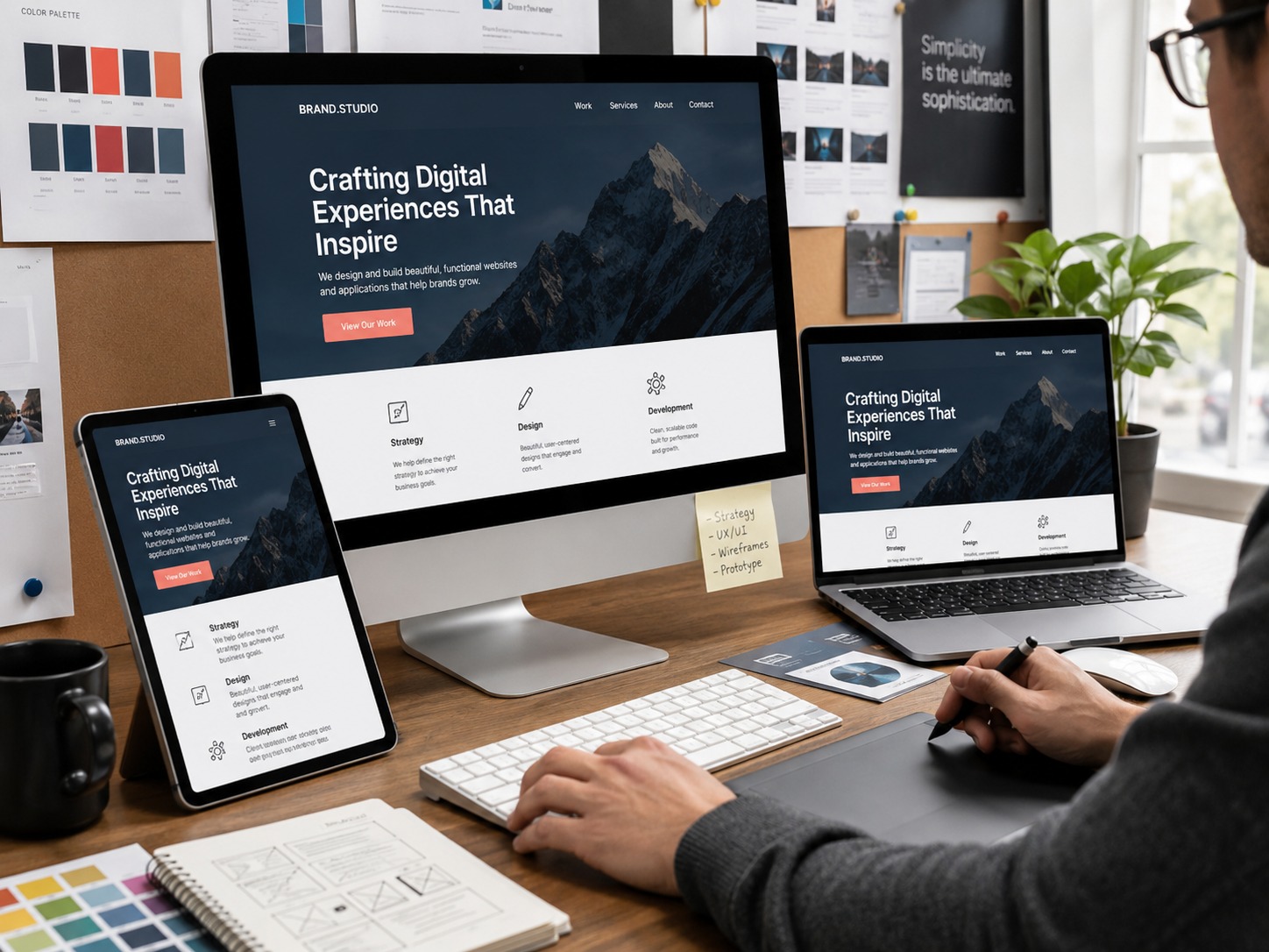 Website UI/UX Design project preview