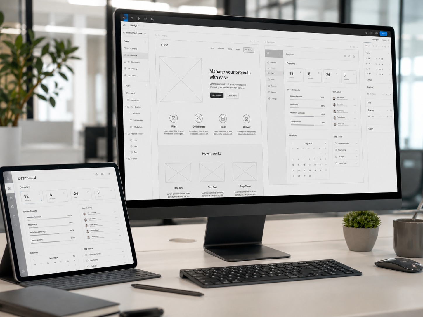 Wireframing & Prototyping planning